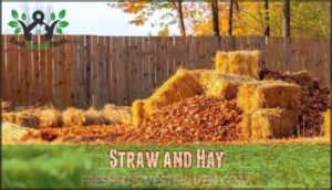 straw and hay