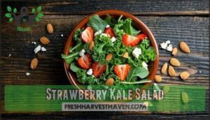 strawberry kale salad