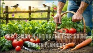 succession planting and year-round garden planning