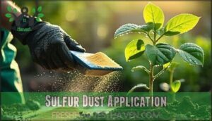 sulfur dust application