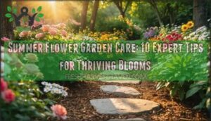 summer flower garden care