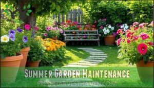 summer garden maintenance