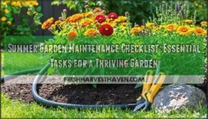 summer garden maintenance checklist