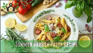 summer garden pasta recipe