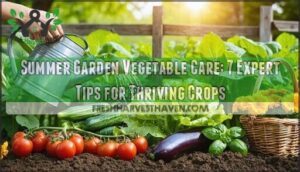summer garden vegetable care