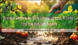 summer gardening watering schedule