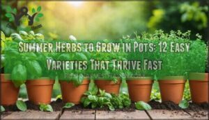 summer herbs to grow in pots
