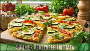 summer vegetable frittata