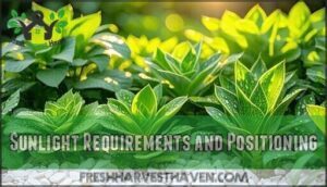 sunlight requirements and positioning