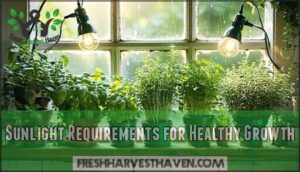 sunlight requirements for healthy growth