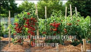 support plants through extreme temperatures