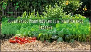 sustainable practices for low-maintenance gardens