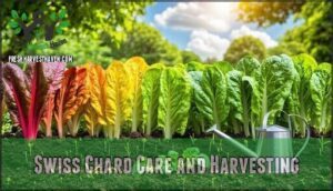 swiss chard care and harvesting