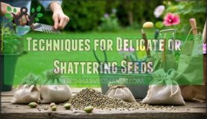 techniques for delicate or shattering seeds