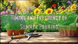 timing and frequency of summer pruning
