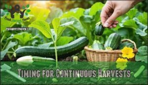 timing for continuous harvests