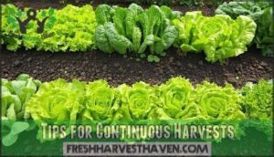 tips for continuous harvests