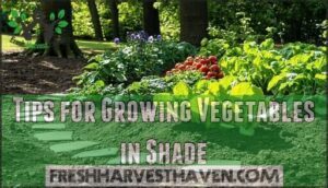 tips for growing vegetables in shade