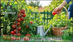 tips for harvesting tomatoes