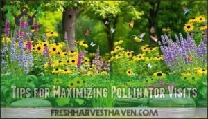 tips for maximizing pollinator visits