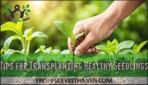 tips for transplanting healthy seedlings