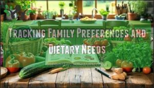 tracking family preferences and dietary needs
