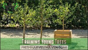 training young trees