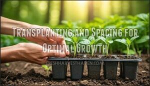 transplanting and spacing for optimal growth