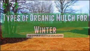types of organic mulch for winter
