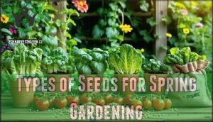 types of seeds for spring gardening