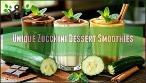 unique zucchini dessert smoothies
