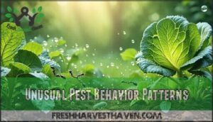 unusual pest behavior patterns