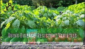 using disease-resistant varieties
