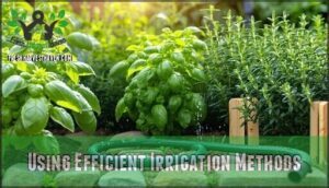 using efficient irrigation methods