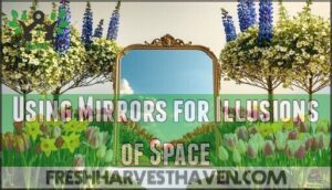 using mirrors for illusions of space
