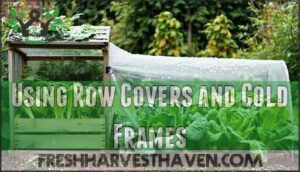 using row covers and cold frames