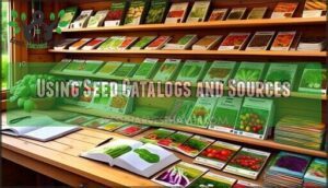 using seed catalogs and sources