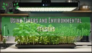 using timers and environmental sensors