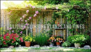 utilizing climbing plants and vines