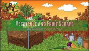 vegetable and fruit scraps