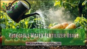 vegetable water fertilizer usage