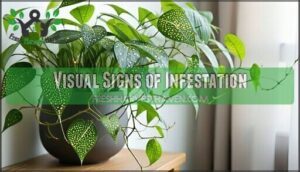 visual signs of infestation