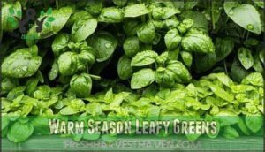 warm season leafy greens