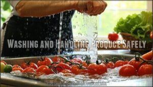washing and handling produce safely