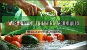 washing and trimming techniques