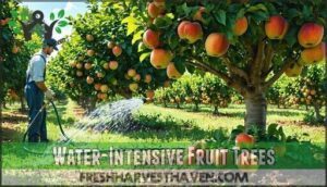 water-intensive fruit trees