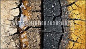 water retention and drainage