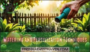 watering and fertilization techniques