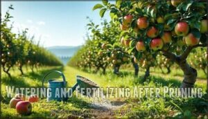 watering and fertilizing after pruning