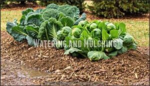 watering and mulching